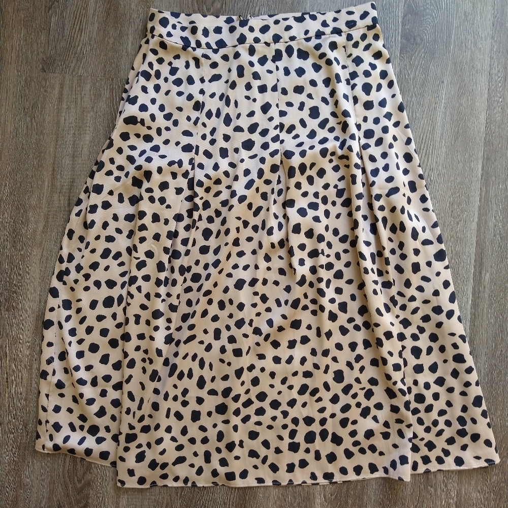 LOFT Leopard Midi Skirt - Size 6
